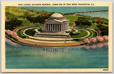 Thomas Jefferson Memorial, Lower End of Tidal Basin, Washington, DC - Postcard picture