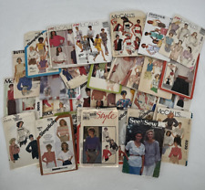 McCalls Butterick Simplicity Vintage 80’s Pattern Tops Lot Of 32 picture