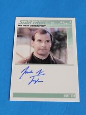 MARK L. TAYLOR -   RITTENHOUSE STAR TREK THE COMPLETE TNG SERIES 2 AUTOGRAPH picture