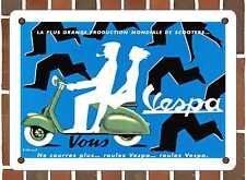 METAL SIGN - 1956 Vespa - 10x14 Inches picture