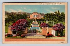 Oahu HI-Hawaii, Mormon Temple, Laie, Antique, Vintage Postcard picture