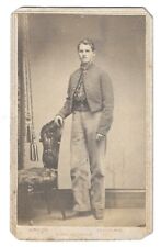 Antique CDV - Civil War Soldier 1864 Columbus Ohio picture