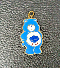 Gold Tone Care Bears Grumpy Bear Vintage Pendant Charm Collectible picture