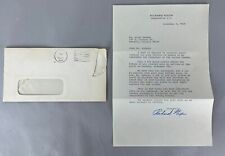 VTG 1960's RICHARD NIXON former President USA election letter Stamped facsimile picture