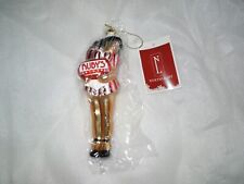 Ruby’s Diner Hand Blown Glass Christmas Ornament 50’s Retro Waitress RARE NOS picture