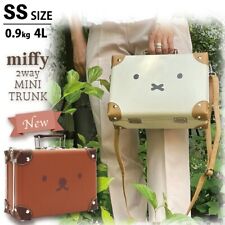 Miffy Mini face Suitcase Shoulder Bag White 4L picture