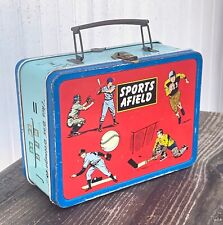 Vintage 1957 SPORTS AFIELD metal lunchbox from Ohio Art picture