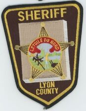 MINNESOTA MN LYON COUNTY SHERIFF NICE SHOULDER PATCH POLICE picture