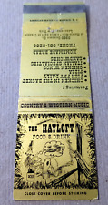 Vintage Matchbook: The Hayloft, Lancaster, NY Food-Drink-Country & Western Music picture
