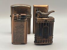 Vintage Retro Collectible lighter lot Group 4Pcs Gas Collection Lighters 184gr picture