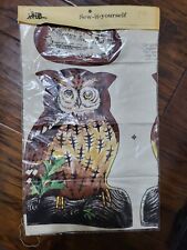 NOS Vintage Toyworks 1976 Stuffed Animal Western Screech Owl 12