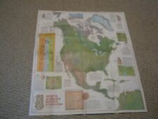 INDIANS OF NORTH AMERICA BEFORE COLUMBUS MAP National Geographic December 1972 picture