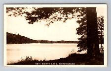 Adirondacks NY-New York, RPPC, Eighth Lake, Antique, Vintage Postcard picture