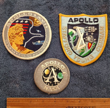VTG NASA Apollo Patches - X - XVII - Unused - Lot of 3 - Space Collectibles picture
