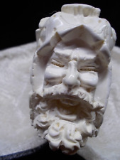 ✔️NEW MEERSCHAUM DETAILED CARVED BACCHUS PIPE BOWL 6 1/2