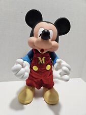Vintage 1980s Mickey Mouse Figure 14” Arco Party Time w/ Overalls, Posable picture