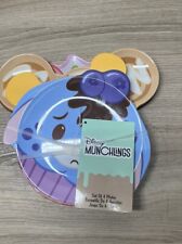 Disney Parks Munchlings Set Of 4 Dessert Plate Mickey, Minnie, Eeyore, & Pooh picture