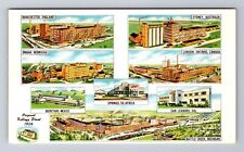 Aerial Of Kellogg Company Plants, Advertisement, Antique, Vintage Postcard picture