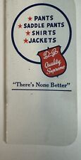 Fort Worth TX Dickson-Jenkins Manufacturing Co Kangaroo Brand Vintage Memo Pad picture