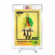 MERIWETHER LEWIS Colorful Caricature Holo Gold Card 2023 GleeBeeCo #MRCL-G 1/1 picture