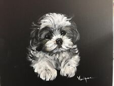Shih Tzu  Puppy Original Painting picture