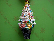 CHRISTOPHER RADKO SAKS FIFTH AVENUE HOLIDAY SHOPPER 2007 3011936 GLASS ORNAMENT picture