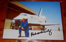 Richard Truly dec pilot NASA astronaut signed autographed photo STS-2, 8 Shuttle picture