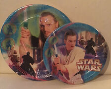 Vintage Star Wars Episode 1 Paper Party Plates Sealed picture