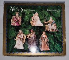 Christmas Ornaments Tree Nativity Scene By Department 56 picture