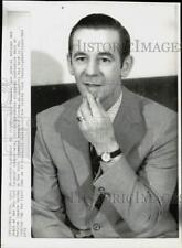 1972 Press Photo New York Rangers hockey coach and general manger Emile Francis picture