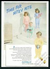 1947 Glendale Knitting Nitey Nite sleeper boy girl photo vintage fashion ad picture