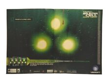 Splinter Cell Chaos Theory Print Ad Poster Official Video Game Art 2005 PS2 Xbox picture