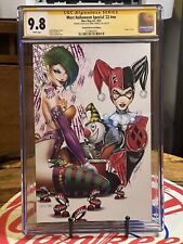 Merc Halloween Special HA HA  CGC 9.8 SS Jamie Tyndall Sketched Harley Quinn picture