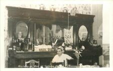 Historical Bar Shaniko Hotel Oregon Roadside 1950s RPPC Photo Postcard 20-10798 picture