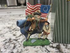VTG Novelino 1991 Classic American Independence War Santa Circa 1776 Ornament picture