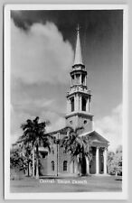 Honolulu HI United Church of Christ~Palm Trees @ Central Union Church RPPC c1927 picture