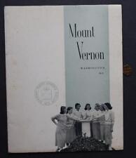 1950-60s Washington DC Mount Vernon Seminary & Jr College photo history booklet- picture