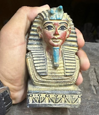 RARE ANCIENT EGYPTIAN ANTIQUITIES Figure for Head King Tutankhamun Pharaonic BC picture