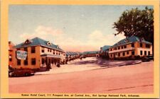 RARE Hot Springs National Park, Arkansas AR ROMER HOTEL COURT Vintage Postcard  picture