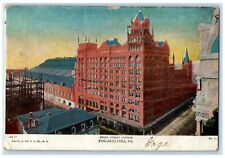 c1905 Broad Street Station Depot Building Philadelphia Pennsylvania PA Postcard picture