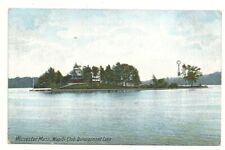 Postcard MA Worcester Quinsigamond Lake Wapiti Club Wind Mill 1907 Massachusetts picture