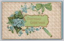 Postcard Happy Birthday Embossed  c 1909 picture