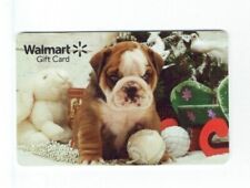 Walmart Gift Card - Cute Puppy Bull Dog - Christmas Holidays - Toys - No Value picture