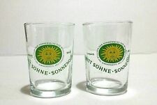 2 VTG Schmitt Sohne Shot Glass West. Germany Barware Collectible Sonnenqualitat picture