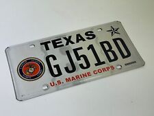 Texas US Marine Corps License Plate (G J51BD) Expired picture