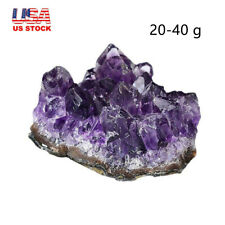 Natural Purple Amethyst Quartz Geode Crystal Cluster Healing Specimen Decor picture