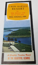 Crow Barnes Resort Arkansas Brochure 1965 White River On Bull Shoals Lake picture
