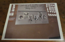 Robert Schibline (dec) Signed Autographed 8.5x11 photo Alcatraz Inmate Prisoner picture