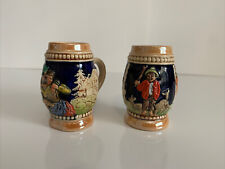 Mini Vtg 3” Set Of Beer Steins, A+ picture