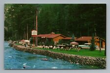 Cha Nel Bo Lodge Cabins Highway 34 Drake Big Thompson Colorado Vintage Postcard picture